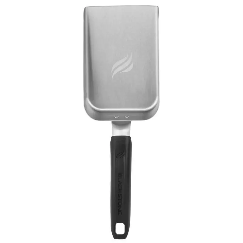 Blackstone Stainless Steel Griddle Scoop With Plastic Resin Handle, Black/silver