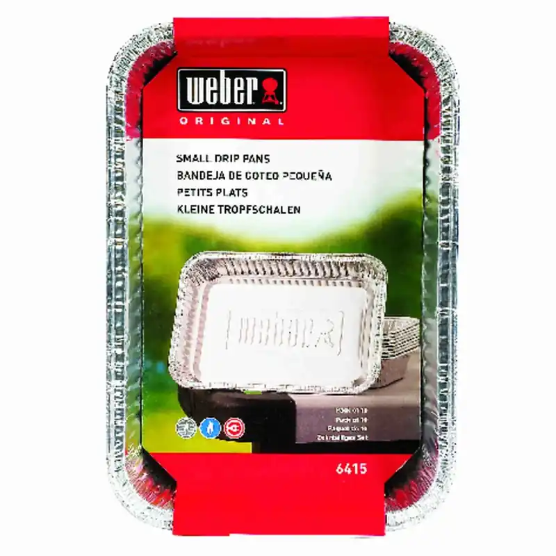 Weber Aluminum Drip Pan 8.6 In. L X 6 In. W For Weber
