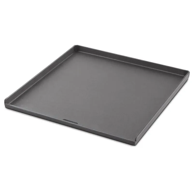 Weber Crafted Carbon Steel Griddle Insert – 16.3" X 16" Brushed, Rust‑Resistant Cooking Plate