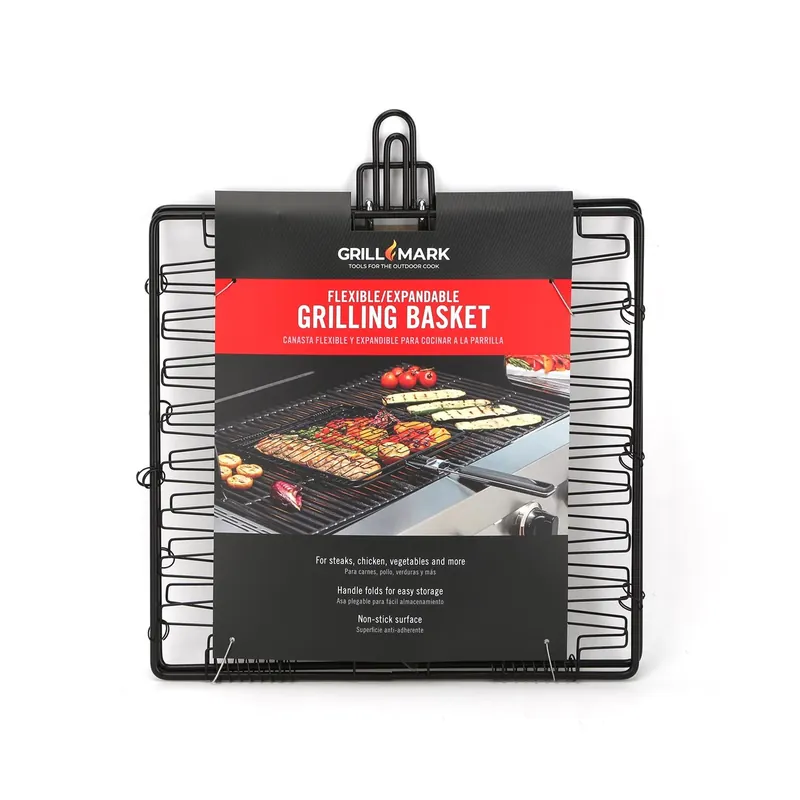 Grill Mark Steel Grill Basket 13 In. L X 12 In. W 1 Pk