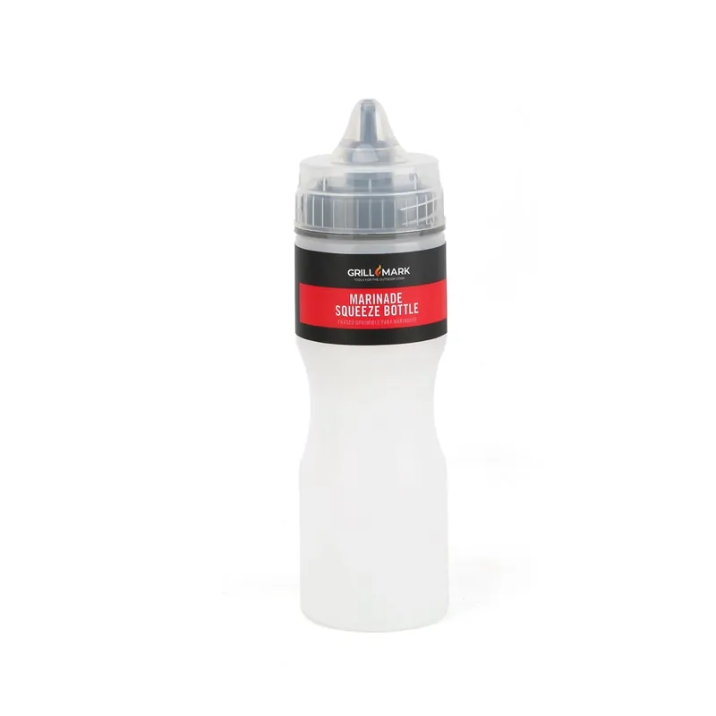 Grill Mark White/Black Plastic Condiment Bottle 1 Pk