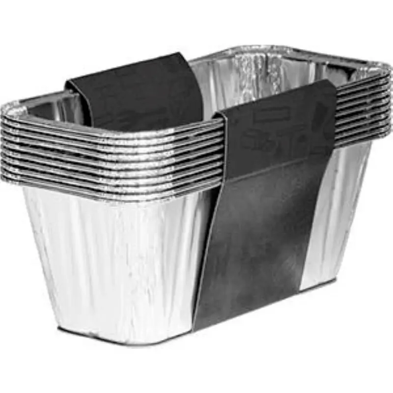 8063784 8 X 3 In. 27 Oz Culinary Grease Cup Liner, Silver - Pack Of 10