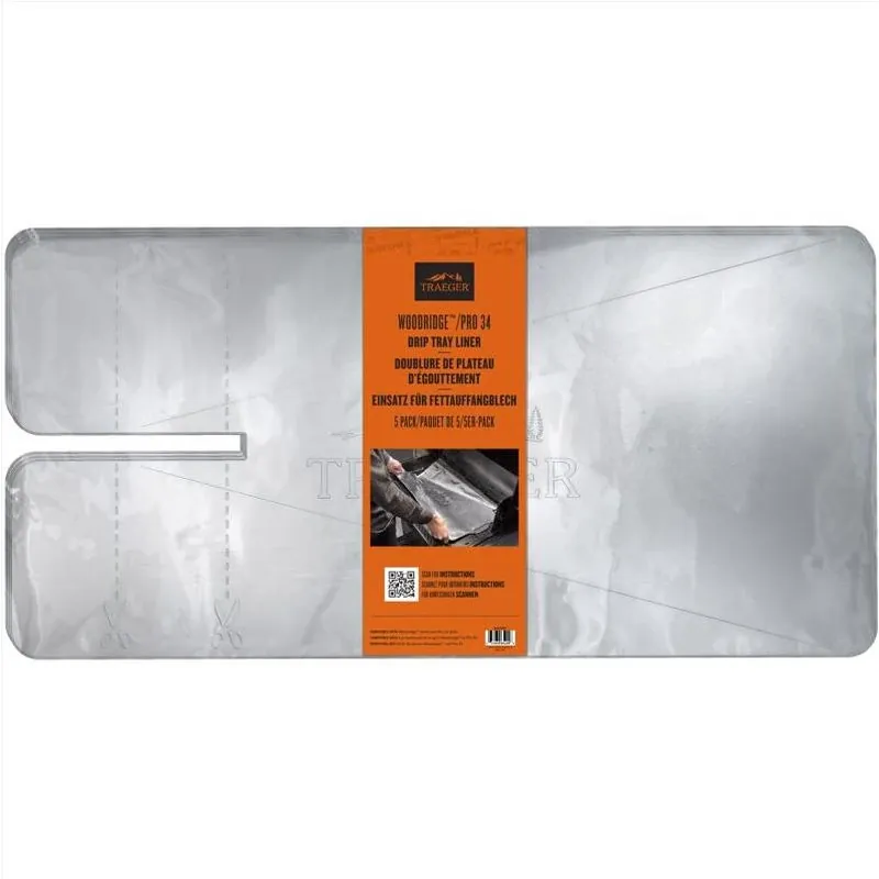 Traeger BAC818 Aluminum Drip Tray Liner For Pro 34 Grill