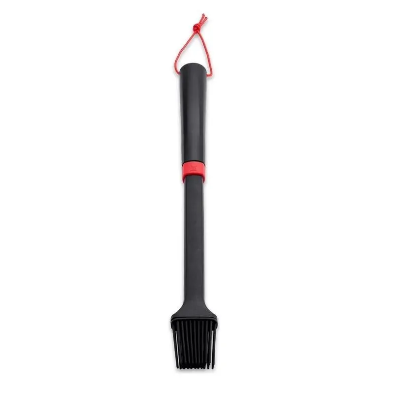 Weber Silicone Grill Basting Brush – Heat‑Resistant Black & Red