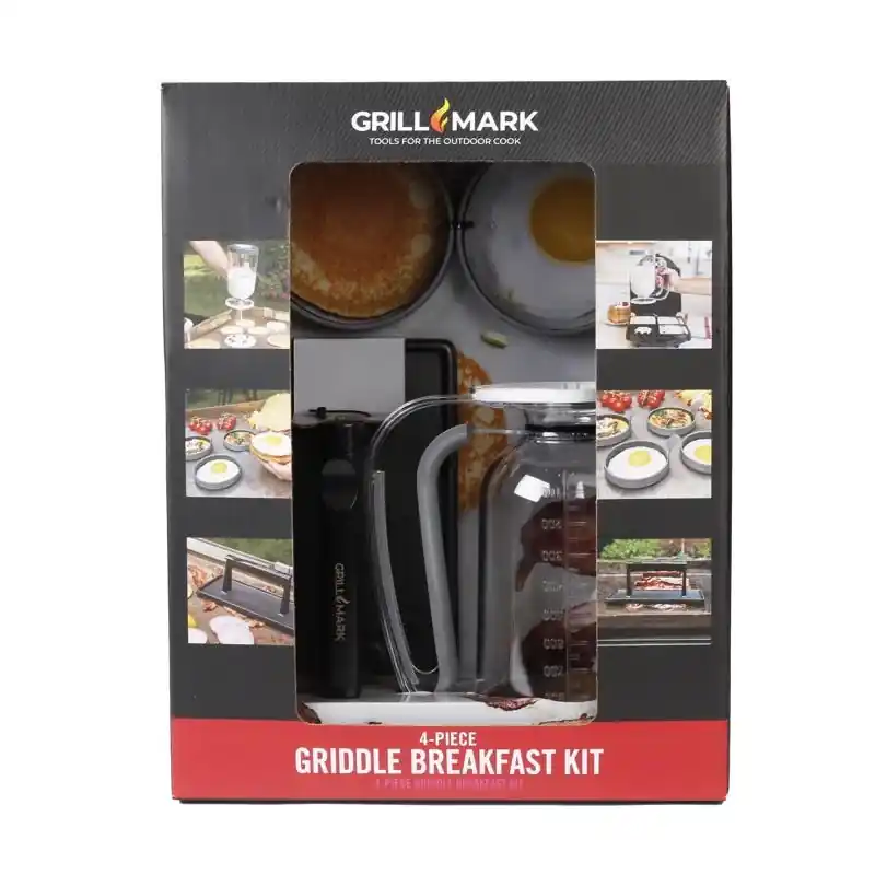 Grill Mark Cast Iron Breakfast Kit 4 Piece Set