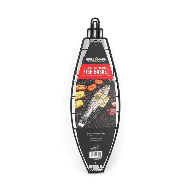 Grill Mark Steel Fish Basket 1 Pk