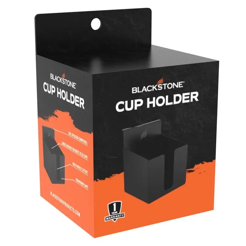 Blackstone Matte Steel Grill Cup Holder 1 Oz 5 Cu In L X 4 In W