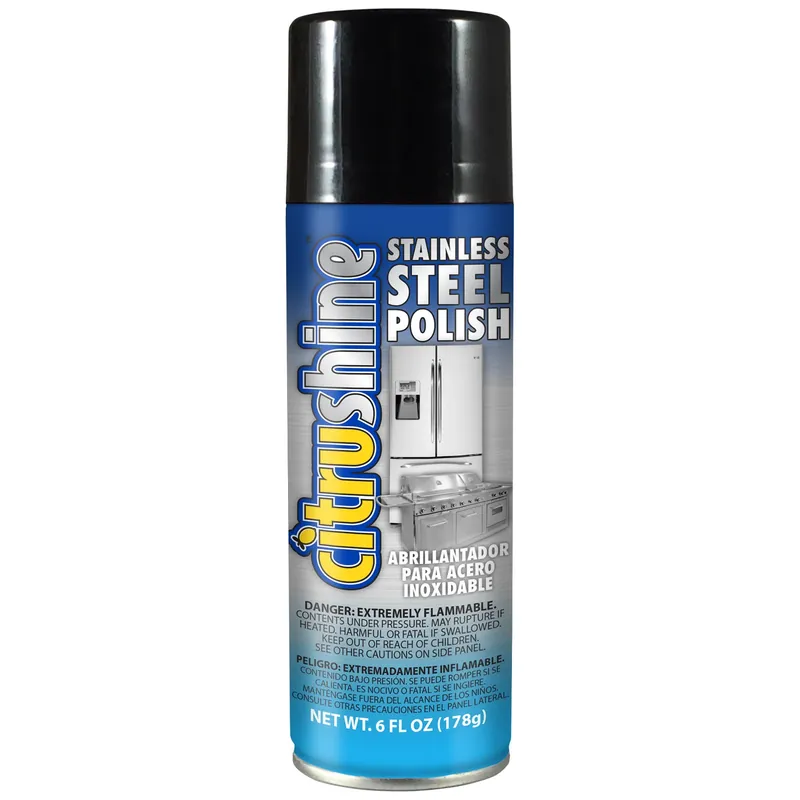 Citrusafe Citrus Scent Stainless Steel Polish 6 Oz Liquid