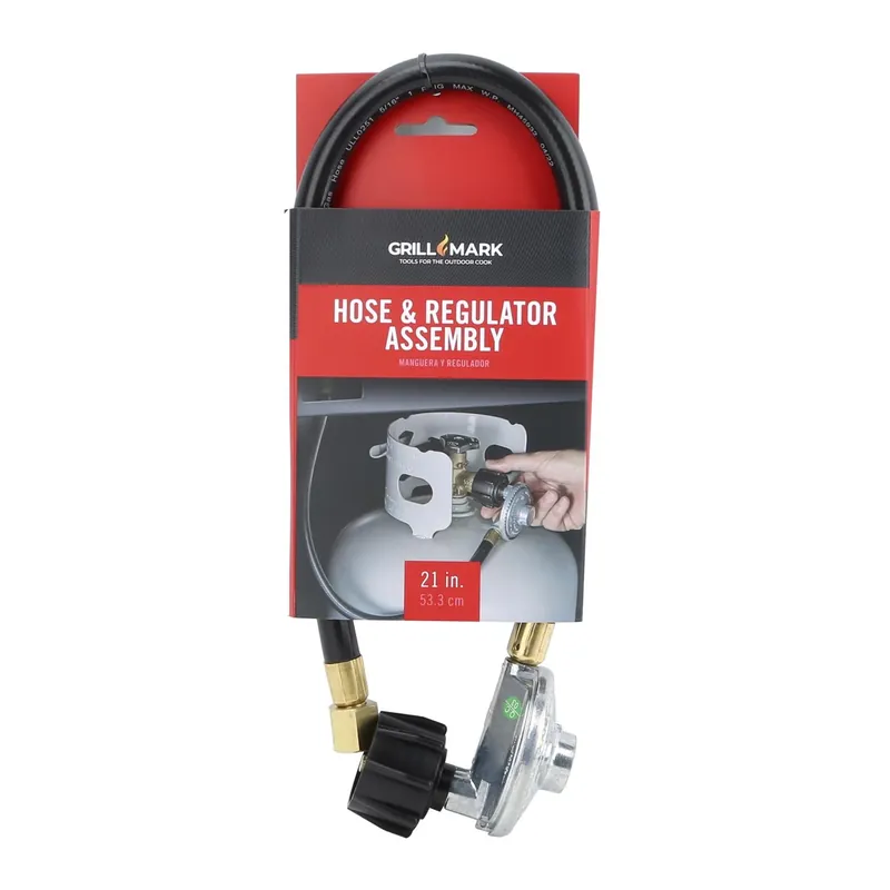 21 In. Rubber Propane Hose And Regulator For Gas Grills