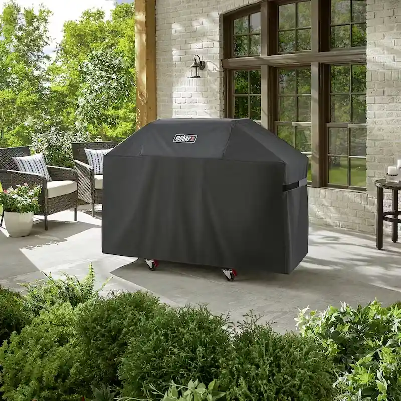 Weber Genesis And Genesis II 300 Series Black Grill Cover