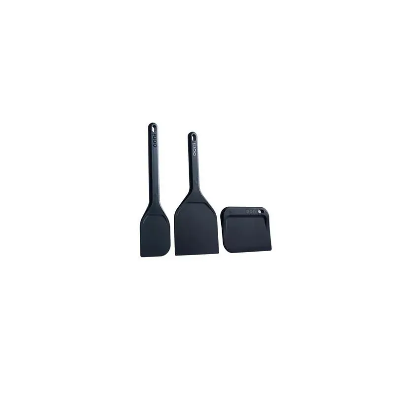 Ooni 3‑Piece Polypropylene Pizza Tool Set – Black, Dishwasher‑Safe