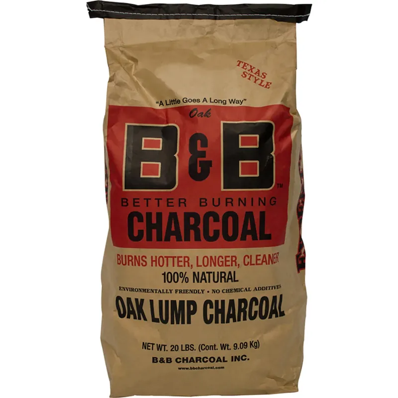 All Natural Oak Hardwood Lump Charcoal 20 Lb Bag