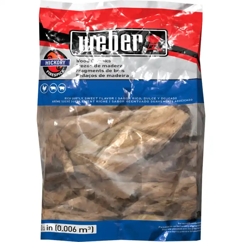 Hickory Wood Chunks, 350-Cu. In.