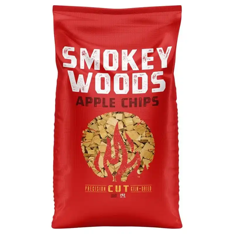 All Natural Apple Wood Smoking Chips 192 Cubic Inches