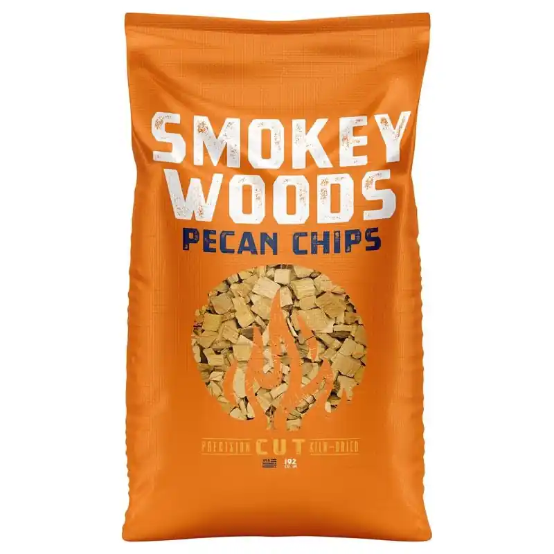 All Natural Pecan Wood Smoking Chips 192 Cubic Inches