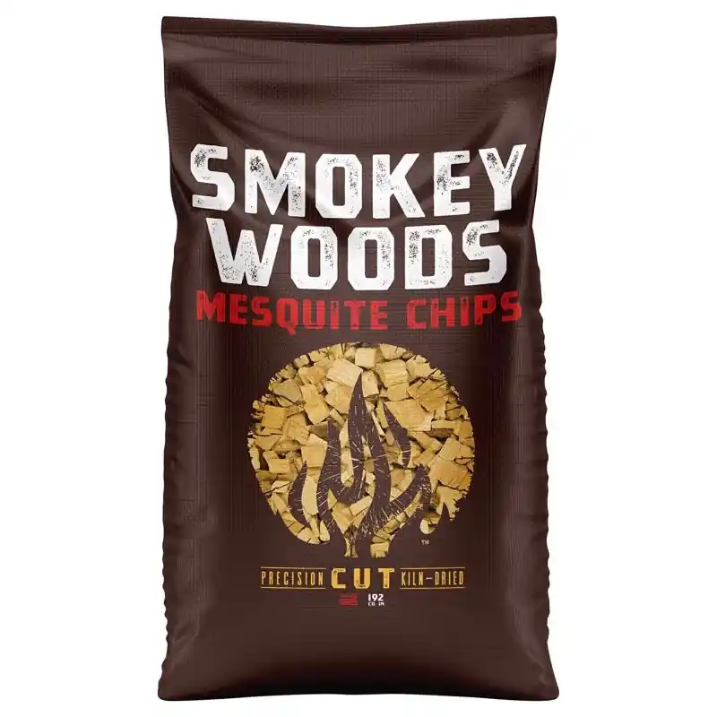 All Natural Mesquite Wood Smoking Chips 192 Cubic Inches