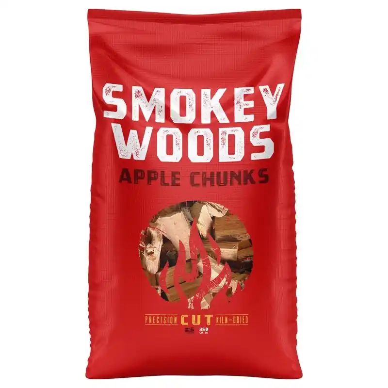 All Natural Apple Wood Smoking Chunks 350 Cubic Inches