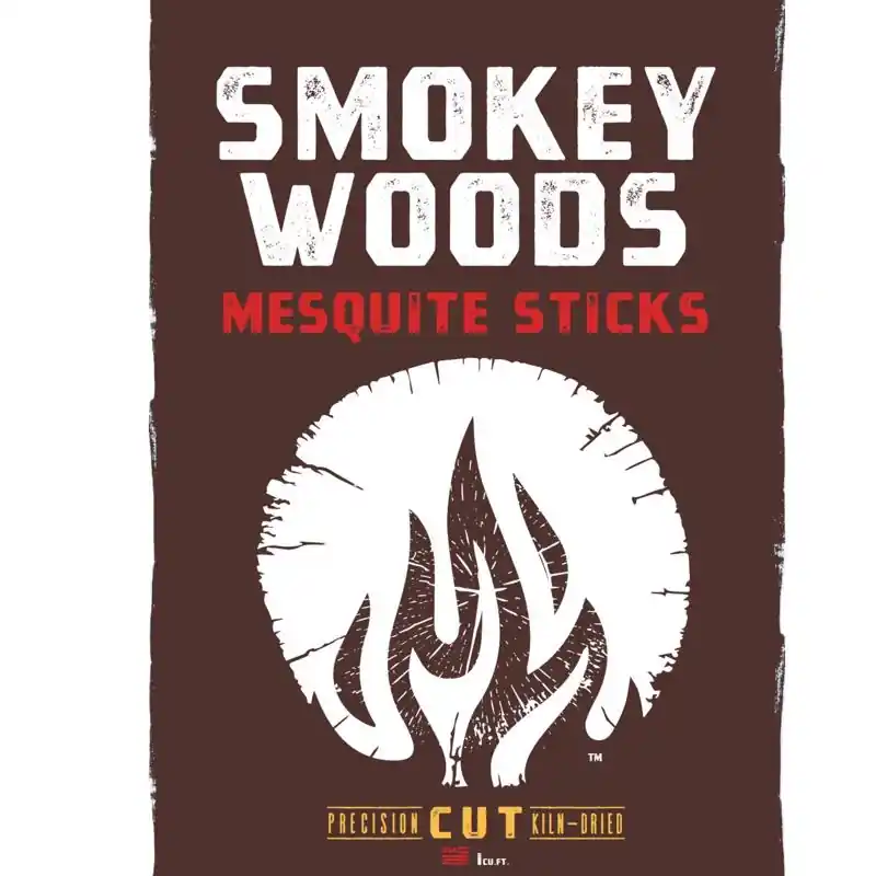 All Natural Mesquite Cooking Logs 1 Cubic Foot - Premium Bbq Fuel