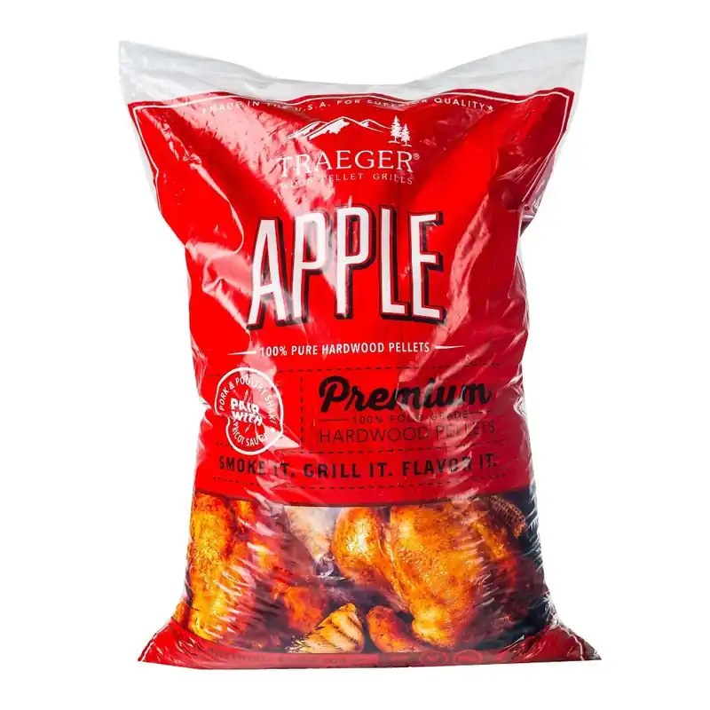 Pel313 20-pound Apple Wood Barbecue Pellets For Grilling And Smoking
