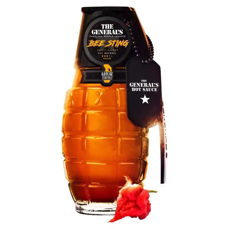 Bee Sting Carolina Reaper Honey 6 Oz Bottle