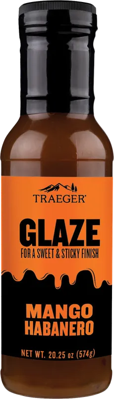 Mango Habanero BBQ Glaze, Sweet/Spicy, 20.25 Oz.