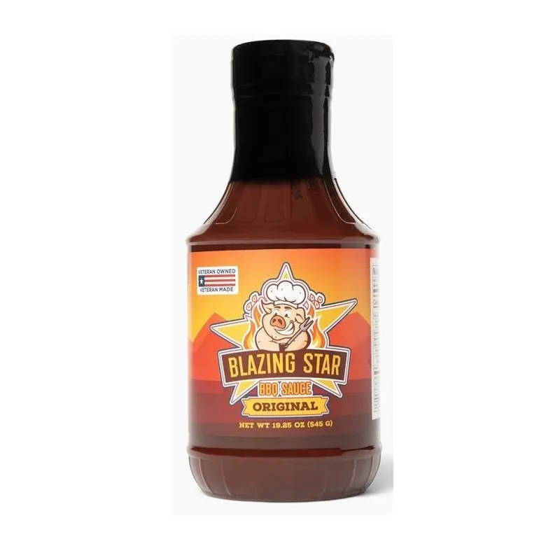 Blazing Star Original BBQ Sauce – 19.25 oz Multicultural Grill Marinade