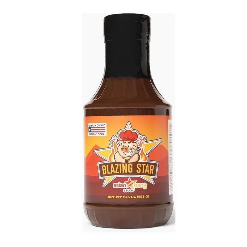 Blazing Star Asian Bang BBQ Sauce – 19.25 oz Spicy Asian Glaze