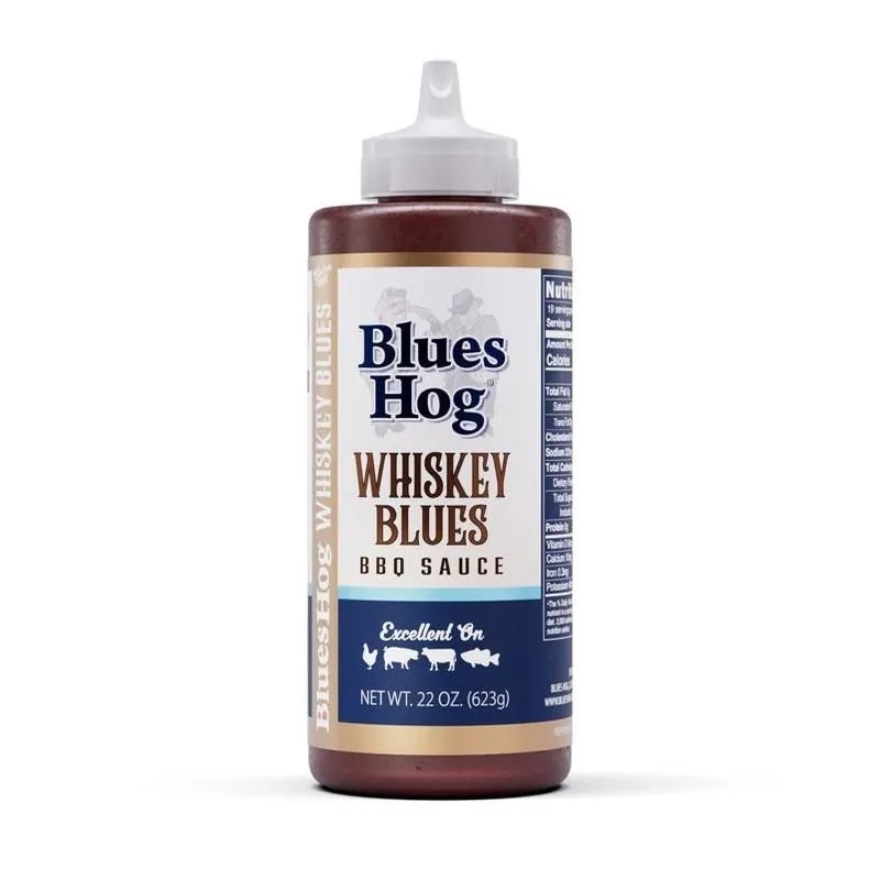 Blues Hog Whiskey‑Infused BBQ Sauce – 22 oz Bottle
