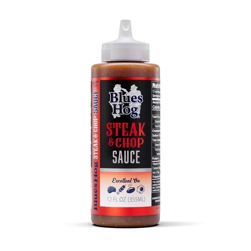 Blues Hog Premium Steak & Chop Marinade – 12 oz Bottle