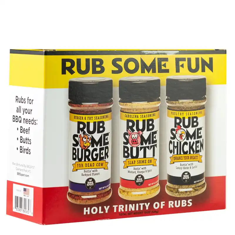 Rub Some Fun Assorted BBQ Rub Set 19 Oz