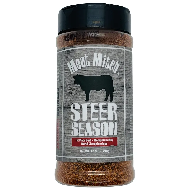 Steer Season Bbq Rub 10.5 Oz - Award Winning Flavor