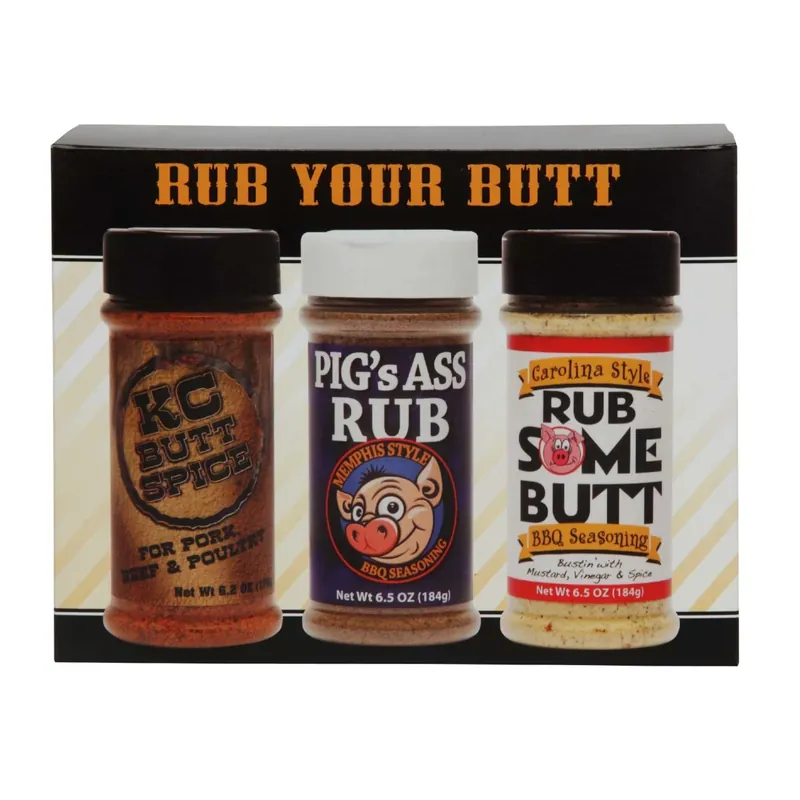 Smokin‘ Booty Rubs Gift Pack Seasoning Rub 19.2 Oz