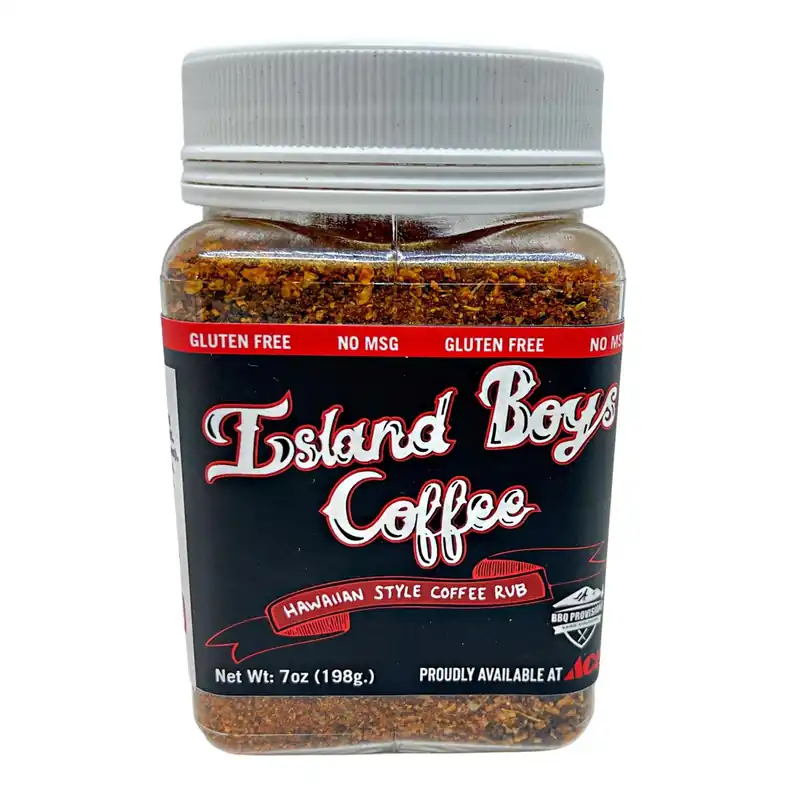 Chef J‘s Island Boys Coffee Bbq Rub 7 Oz - Flavorful Seasoning For Meats & Seafood