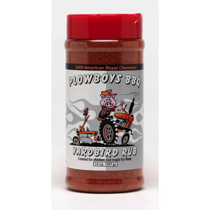 14 Oz. Yard Bird Bbq Seasoning Rub - Sweet & Heat Flavor