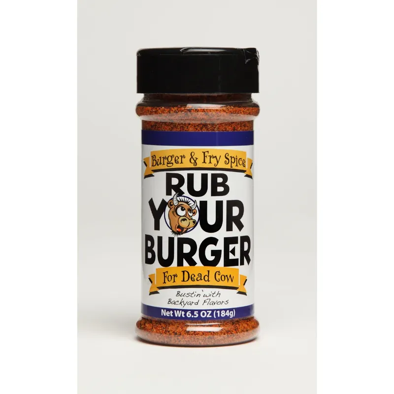 Burger & Fry Spice Bbq Rub 6.5 Oz - Perfect For Grilling