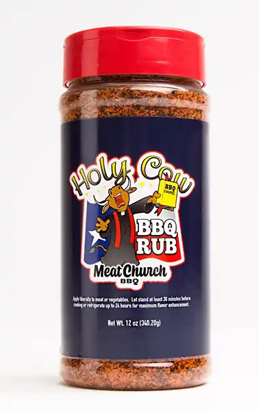 Holy Cow Bbq Rub 12 Oz Bottle - Flavorful Seasoning For Grilling