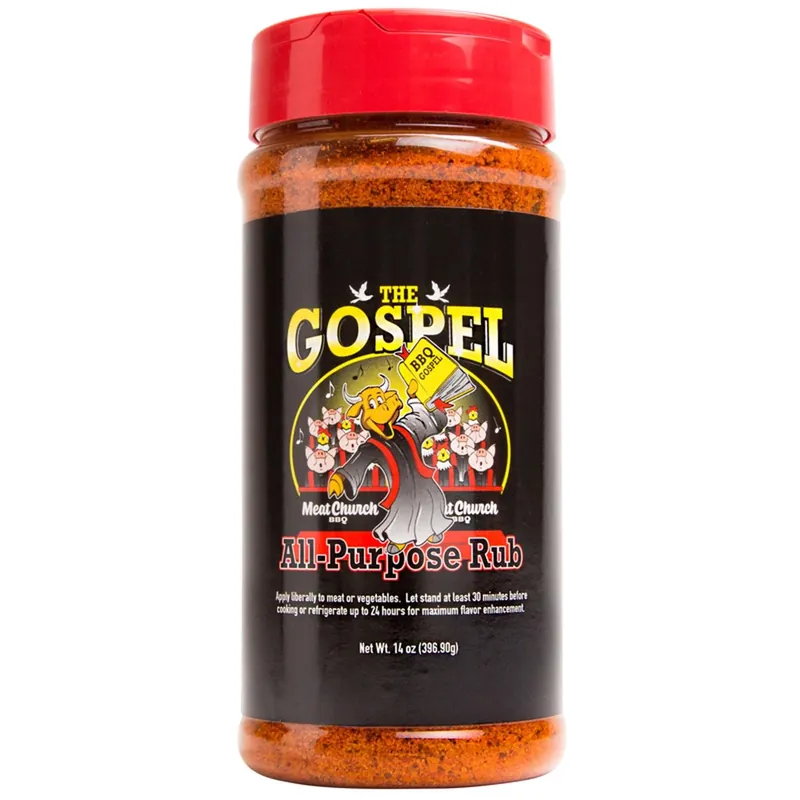 The Gospel All-purpose Rub 14 Oz - Versatile Bbq Seasoning