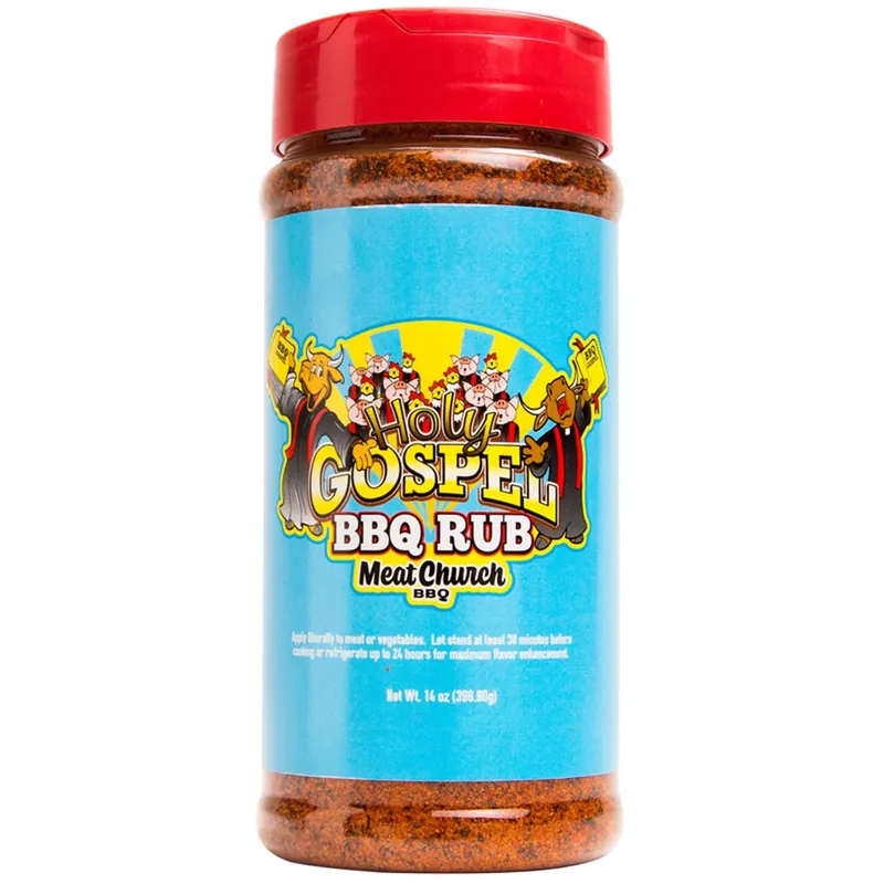 Holy Gospel Bbq Rub 14 Oz - Perfect Blend For Ribs, Chicken, And Beef