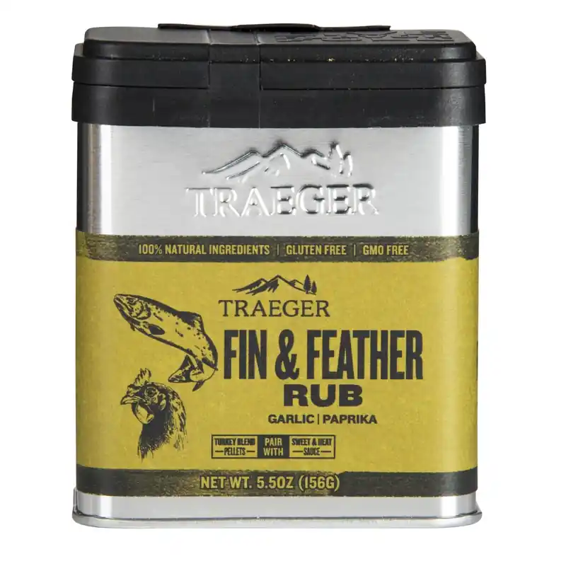 BBQ Rub, Fin & Feather, 8.25 Oz.