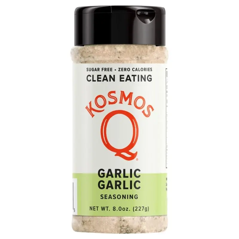 Clean Eating Garlic Seasoning 8 Ounce Bottle - Flavorful And Healthy