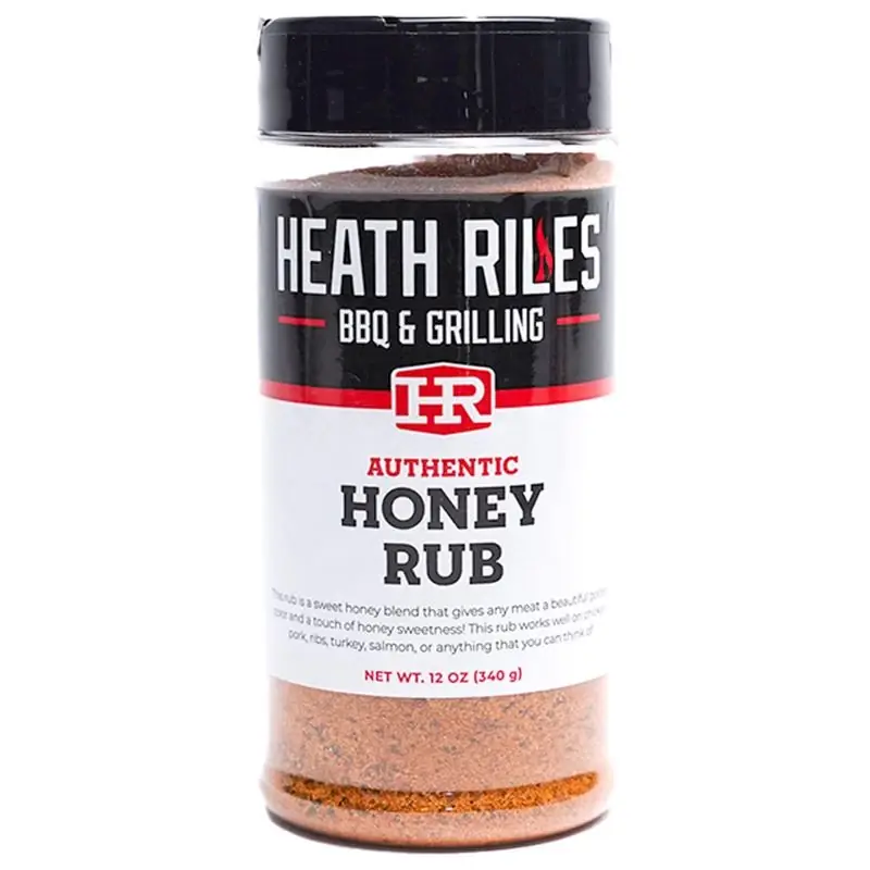 Honey Bbq Rub 12 Oz - Flavorful Seasoning For Grilling And Smoking