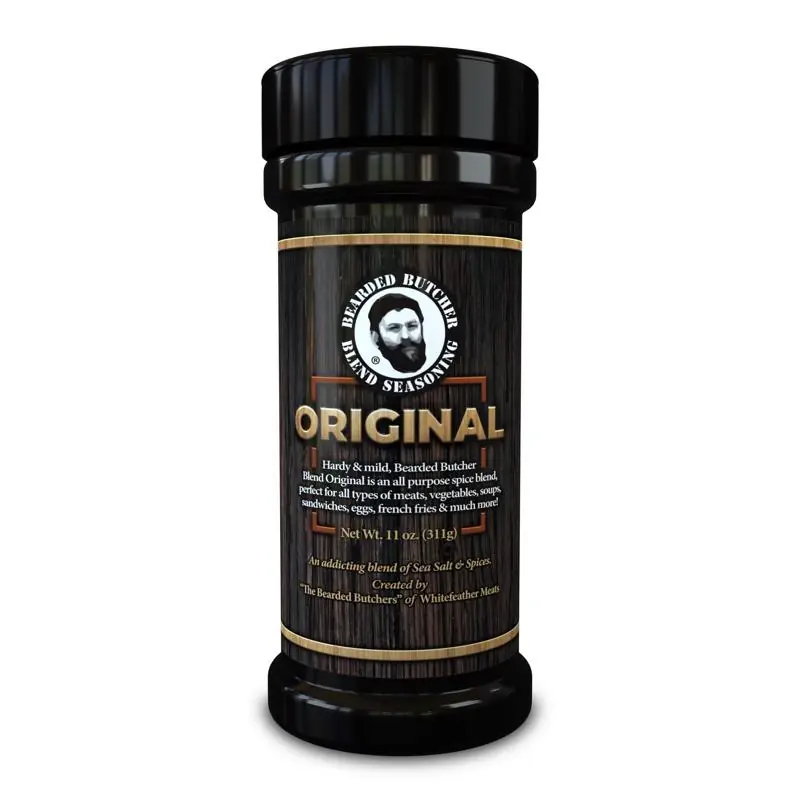 Bearded Butchers Original Blend Seasoning 11 Oz Shaker Can