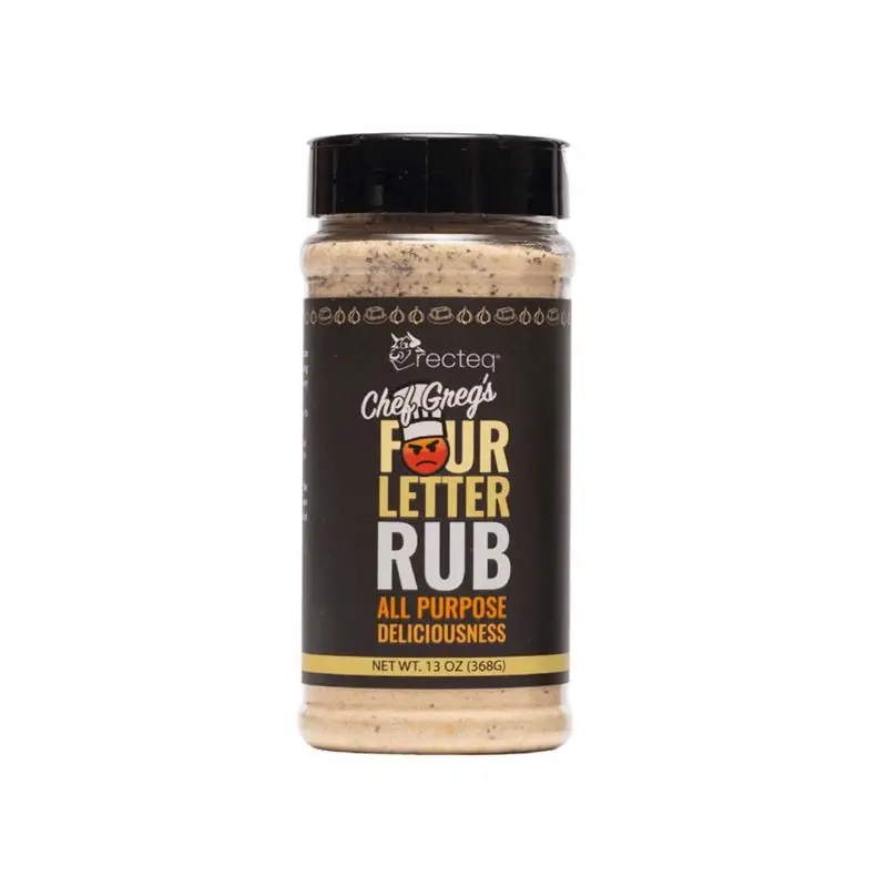 Recteq Chef Greg‘s 4 Letter Bbq Rub 13 Oz Bottle