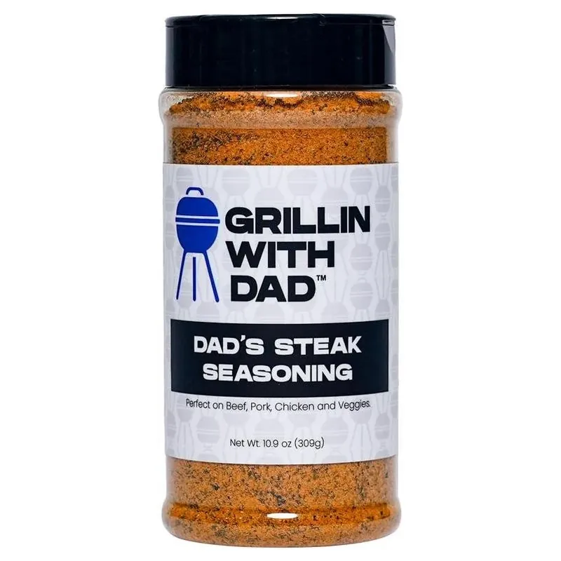 Grillin With Dad Dad‘s Steak BBQ Seasoning – 10.9 oz Premium Steak Rub