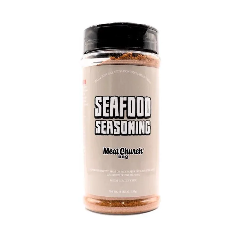 Meat Church Premium Seafood BBQ Rub – 11 oz Bottle