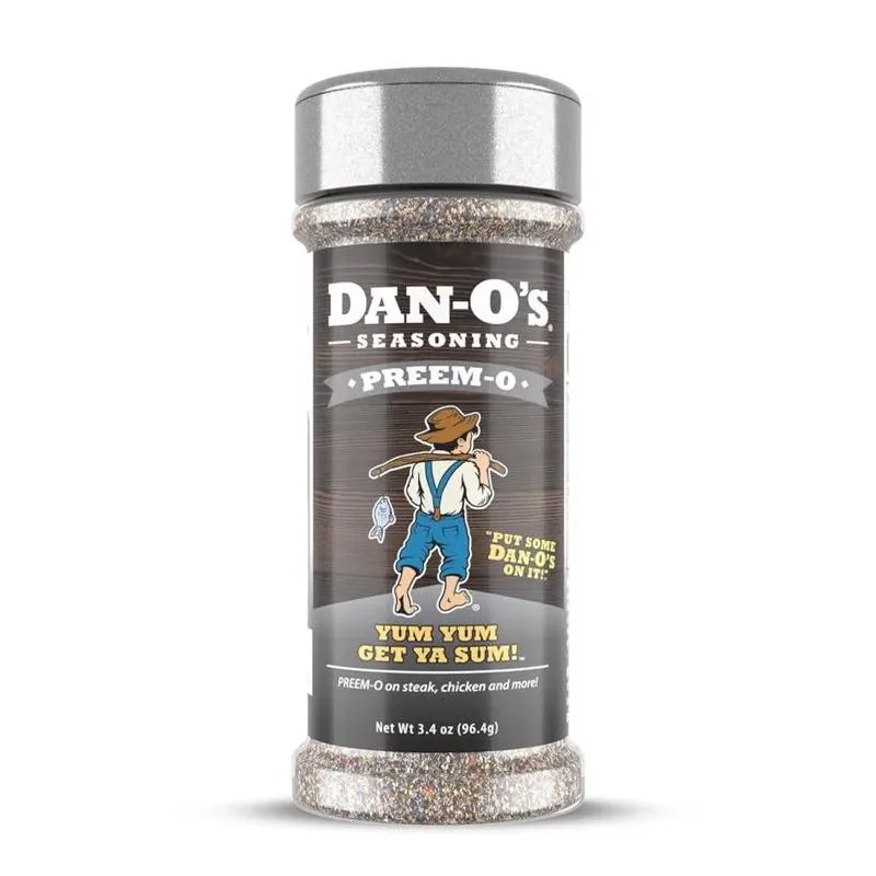 Dan-O‘s Preem-O All-Purpose Seasoning – 3.4 oz Bottle
