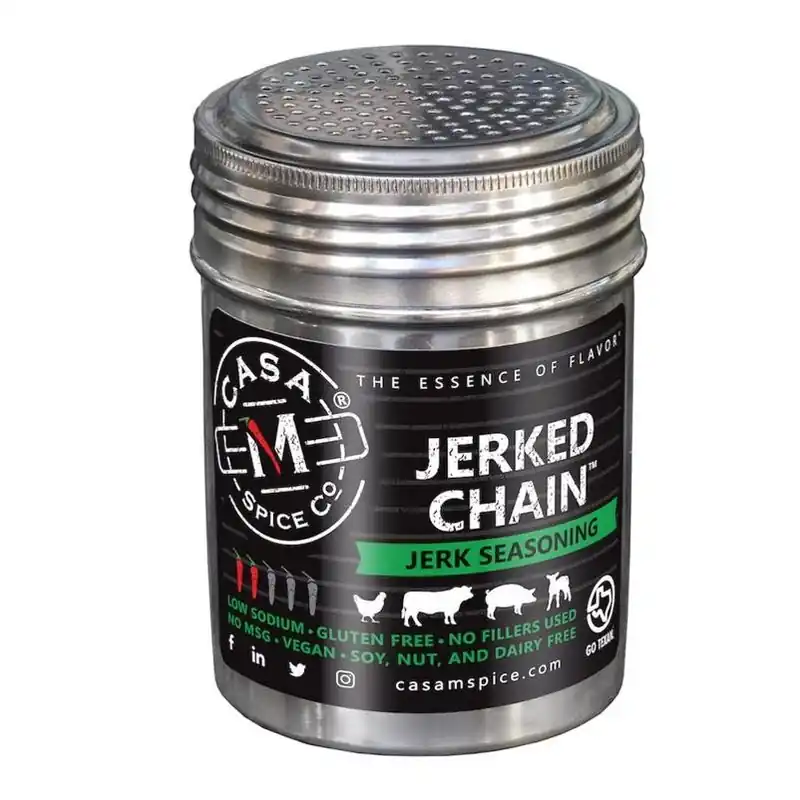 Casa M Jerked Chain Premium Jerk Seasoning – 5.25 oz Shaker