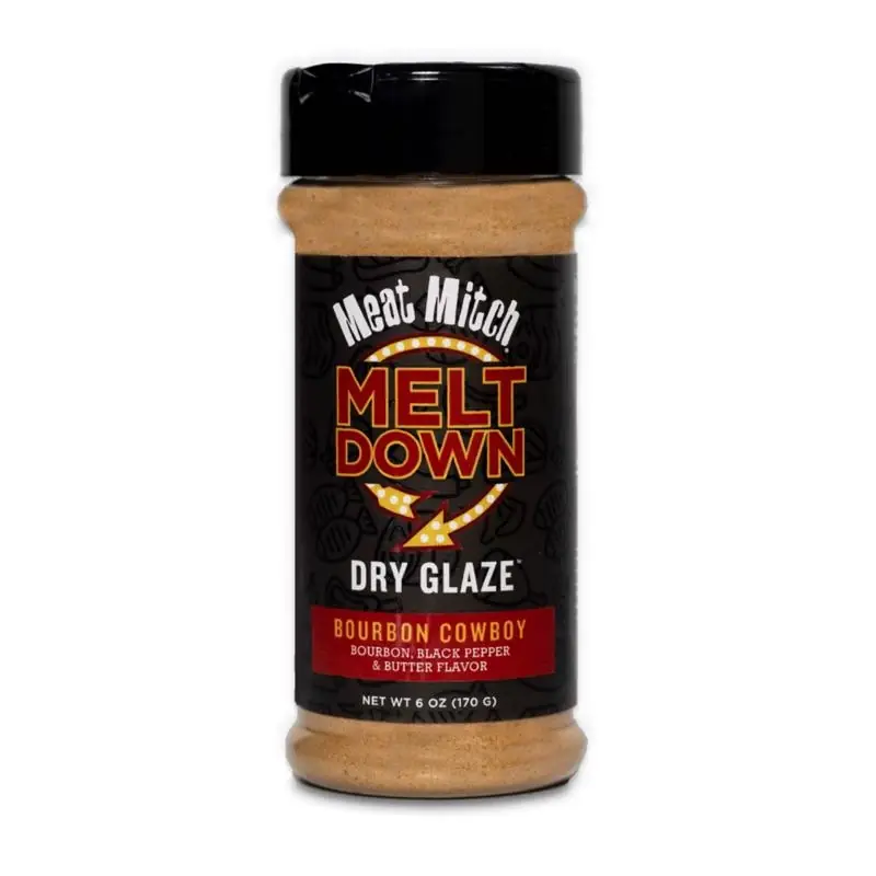 Meat Mitch Meltdown Bourbon Cowboy Glaze 6 Oz Bottle