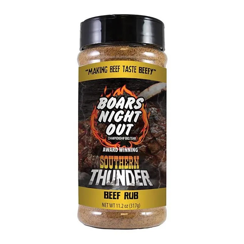 Boars Night Out Southern Thunder BBQ Rub – 11.2 oz Flavorful Grill Seasoning