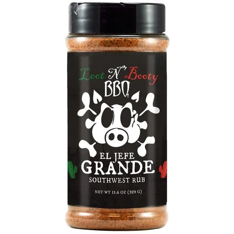 Loot N‘ Booty – El Jefe Grande Southwest BBQ Rub, 11.6 oz